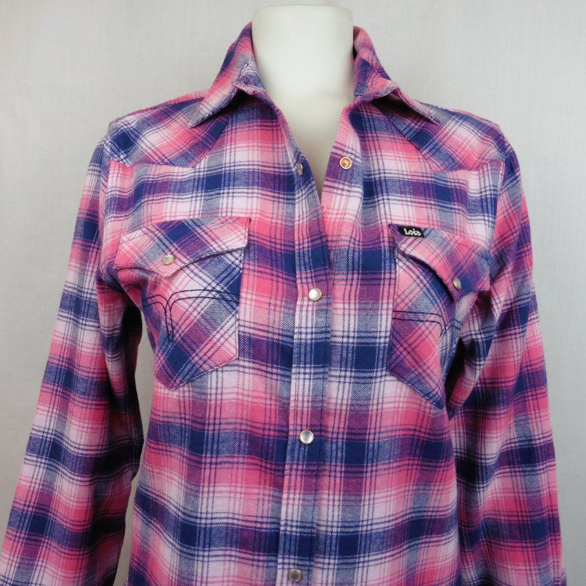 Camisa cuadros rosa de Lois