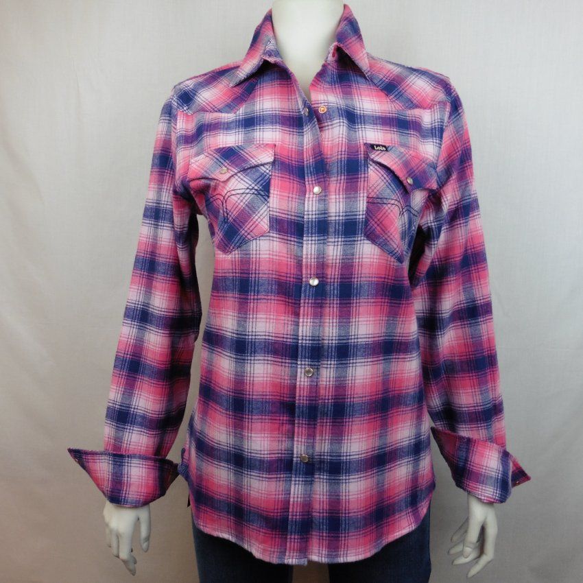 Camisa cuadros rosa de Lois