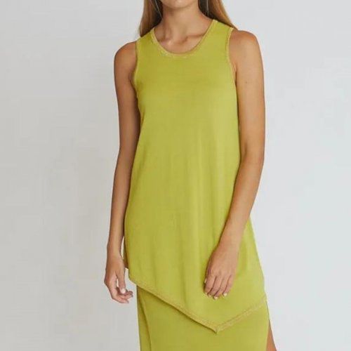 Camiseta punto fino pistacho de WNT Collection Camiseta punto fino pistacho de WNT Collection