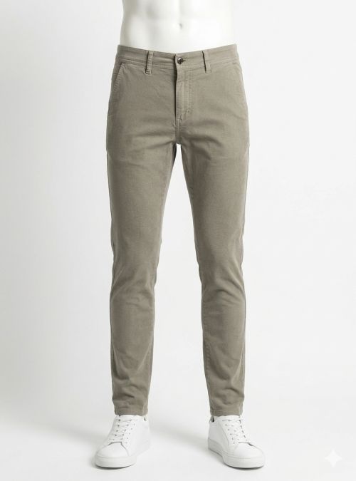 Pantalón micro dibujo beige de Tayron's Pantalón micro dibujo beige de Tayron's
