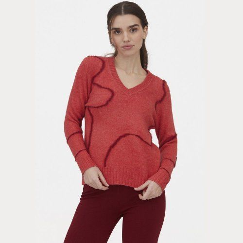 Jersey geranio adorno pelo de WNT Collection Jersey geranio adorno pelo de WNT Collection