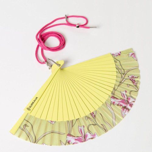 Abanico estampado lima de Surkana Abanico estampado lima de Surkana
