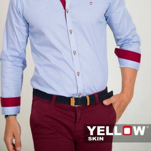 Pantalón granate de Yellow Skin Pantalón granate de Yellow Skin