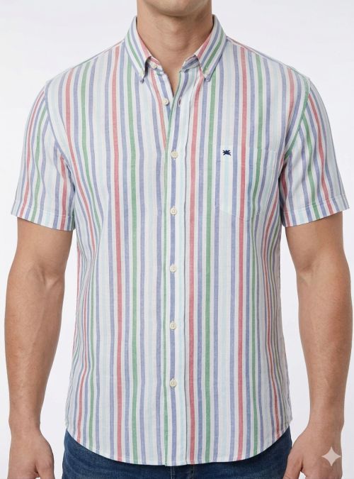 Camisa mc rayas anchas de VNTO Camisa mc rayas anchas de VNTO