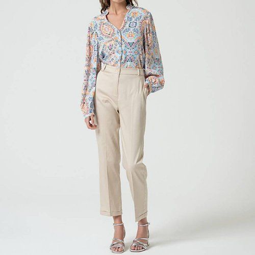 Pantalón de lyocell beige de Surkana Pantalón de lyocell beige de Surkana