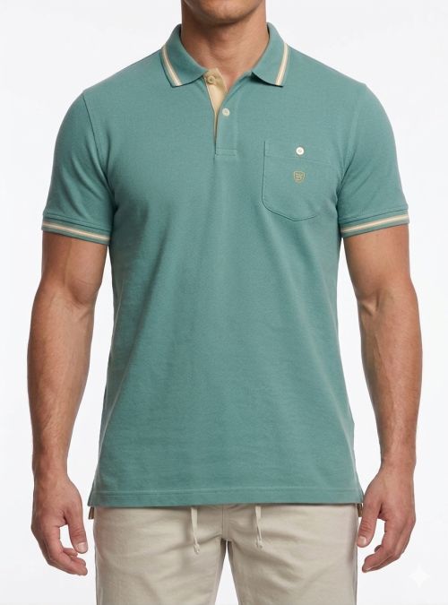 Polo turquesa de Tomé Polo turquesa de Tomé