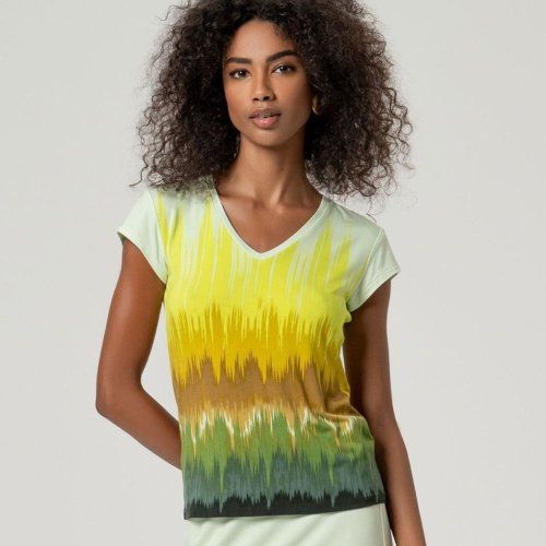 Camiseta dibujo vertical lima de Surkana Camiseta dibujo vertical lima de Surkana