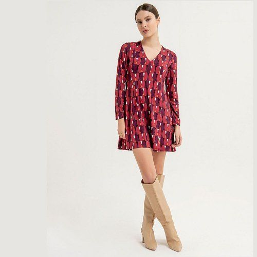 Vestido rombos multi color de Surkana Vestido rombos multi color de Surkana