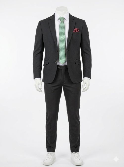Traje negro de Alexander & Co. Traje negro de Alexander & Co.