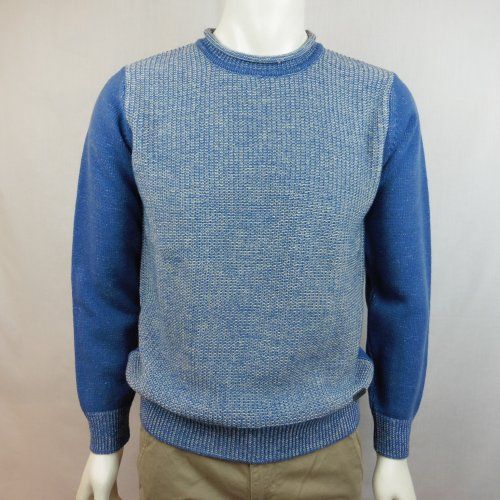 Jersey azul trama crudo de Tomé Jersey azul trama crudo de Tomé