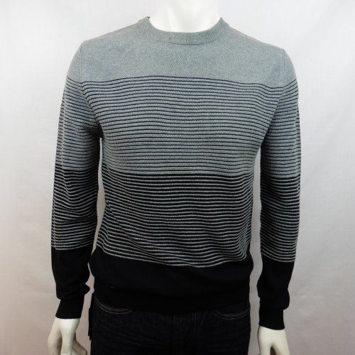 Jersey gris y negro con rayas de Dark & Fish