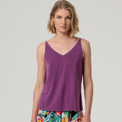 Top modal morado de Surkana Top modal morado de Surkana