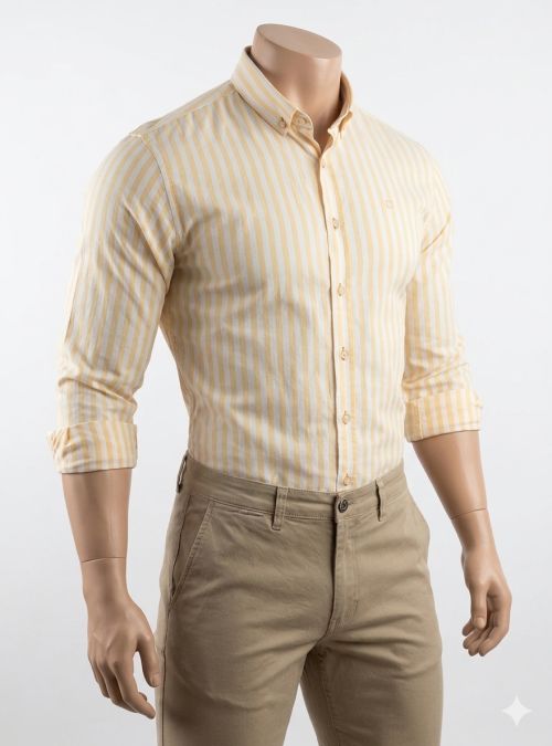 Camisa rayas amarillas de Yellow Skin Camisa rayas amarillas de Yellow Skin