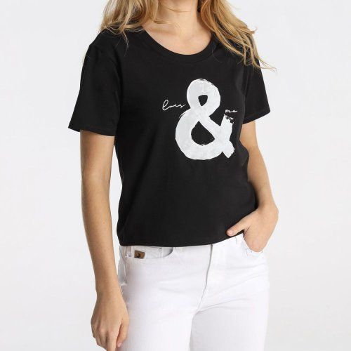 Camiseta negra & blanco de Lois Camiseta negra & blanco de Lois
