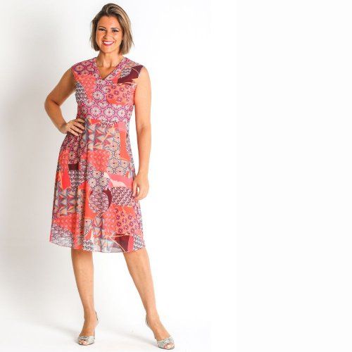 Vestido tul estampado de Lourdes Castillo Vestido tul estampado de Lourdes Castillo