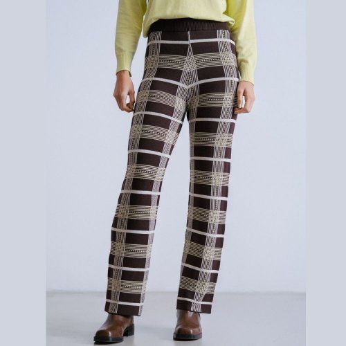 Pantalón punto cuadros de WNT Collection Pantalón punto cuadros de WNT Collection