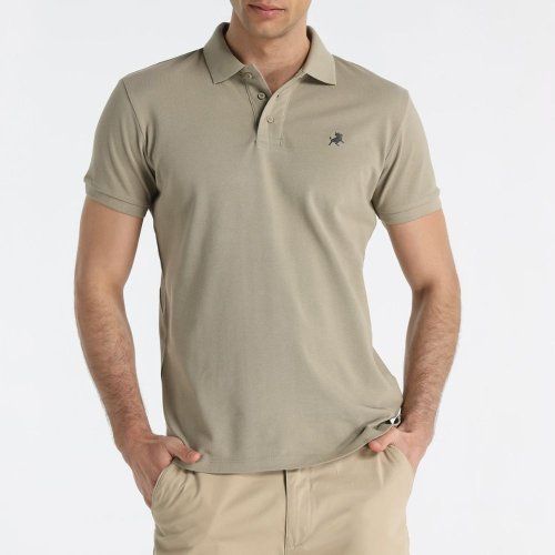 Polo piqué verde claro de Lois Polo piqué verde claro de Lois