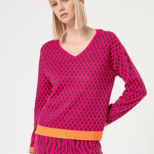 Jersey pico ondas fucsia de Surkana