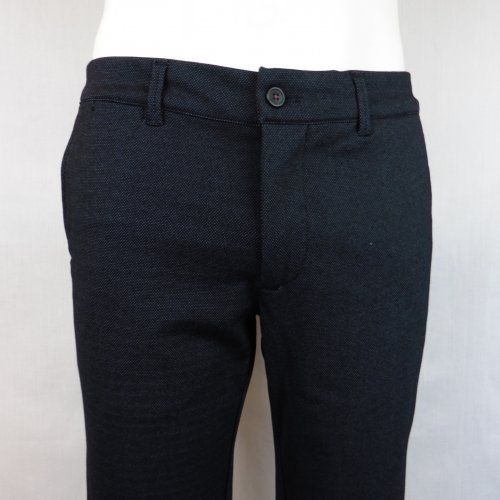 Pantalón negro mini punto de Alexander & Co.