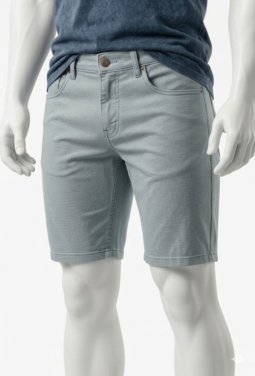 Pantalón corto verde agua mil puntos de Tomé Pantalón corto verde agua mil puntos de Tomé