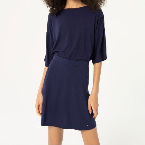 Falda corta azul tinta de Surkana Falda corta azul tinta de Surkana