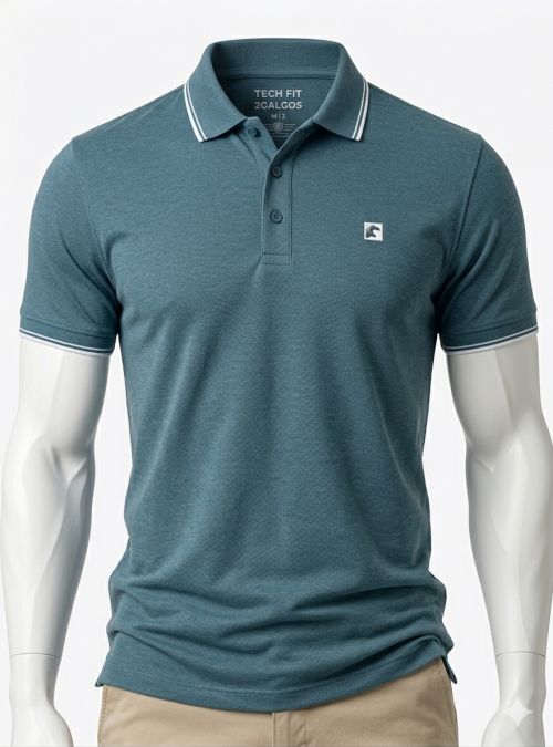 Polo TECH FIT azul de Dos Galgos Polo TECH FIT azul de Dos Galgos