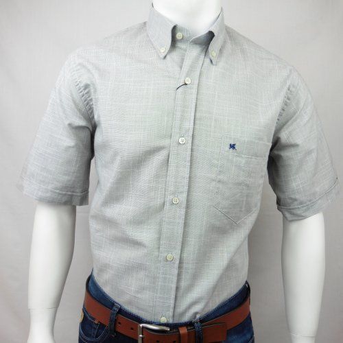 Camisa m/c gris de VNTO Camisa m/c gris de VNTO