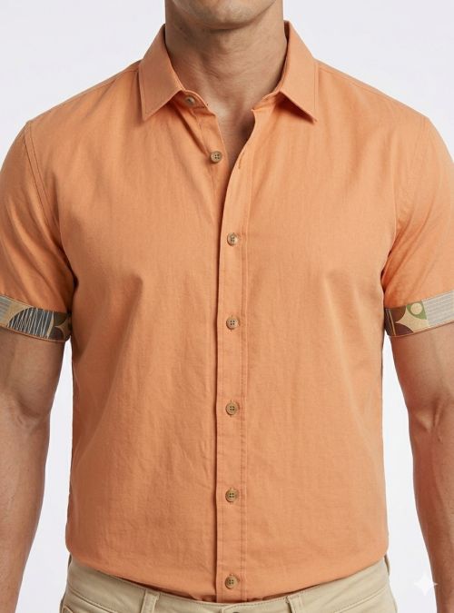 Camisa voile naranja de Corsare Camisa voile naranja de Corsare
