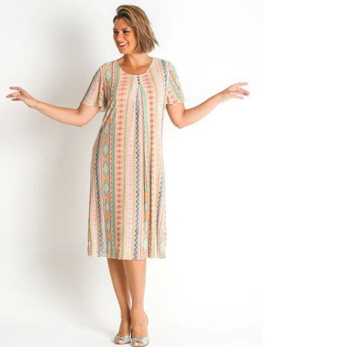 Vestido tul naranja y verde de Nayat Vestido tul naranja y verde de Nayat