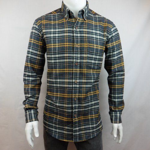 Camisa cuadros gris franela de Corsare Camisa cuadros gris franela de Corsare