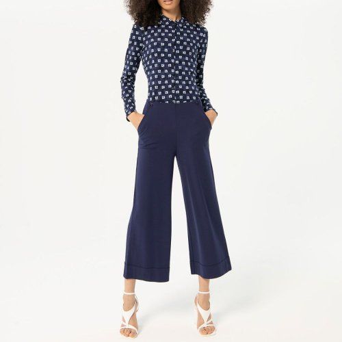 Pantalón de punto azul tinta de Surkana Pantalón de punto azul tinta de Surkana