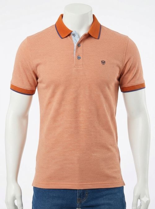 Polo mil rayas naranja de G54 Polo mil rayas naranja de G54