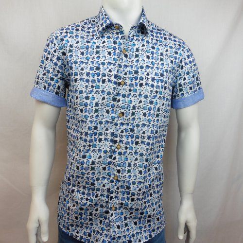 Camisa planetas azules de Corsare Camisa planetas azules de Corsare