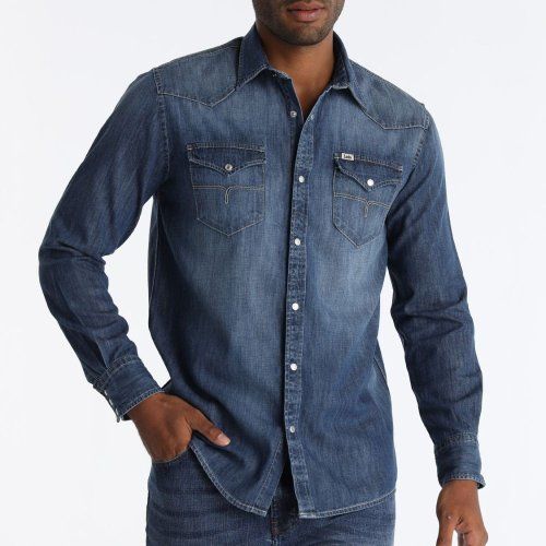 Camisa vaquera azul lavado de Lois Camisa vaquera azul lavado de Lois