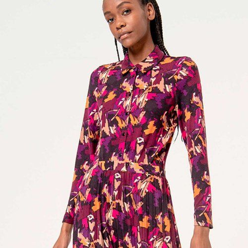 Camisa de punto cálido estampado de Surkana Camisa de punto cálido estampado de Surkana