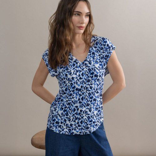 Camiseta estampado azul de Surkana Camiseta estampado azul de Surkana