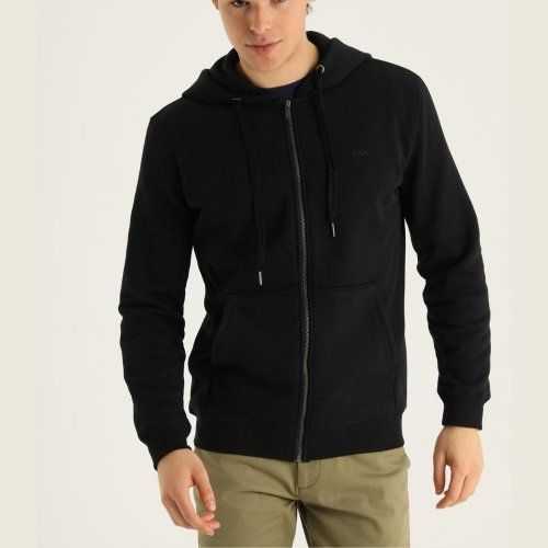 Sudadera cremallera negra de Lois